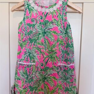 Lilly Pulitzer Pink and Green Floral Dress